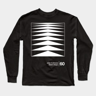 Giant Steps - Minimal Style Graphic Artwork Long Sleeve T-Shirt